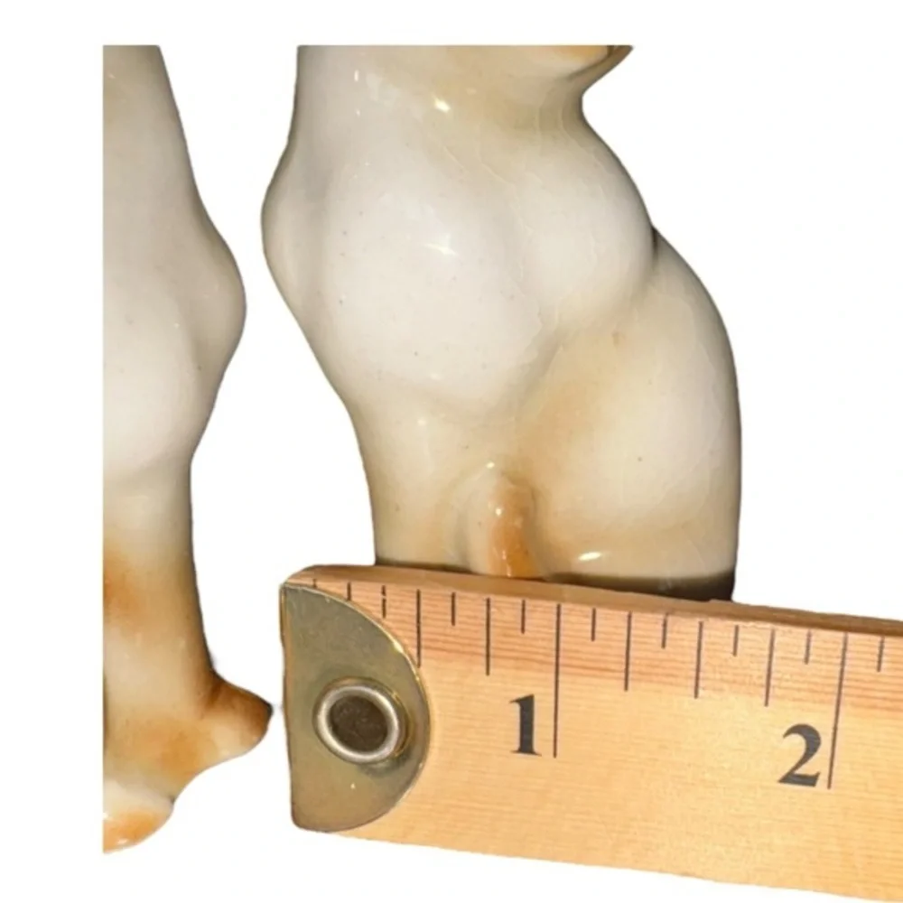 Vintage Pair Japan‎ Siamese Cat Kitten Porcelain Salt Pepper Shakers